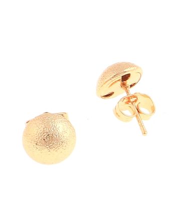 Plated Stud Earrings / 12 PC