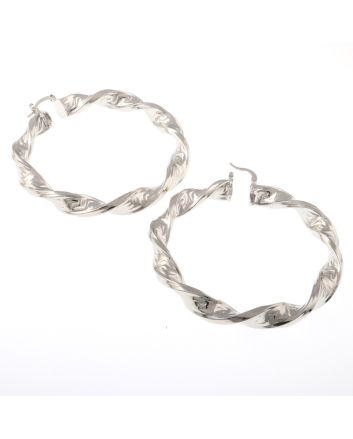 Rhodium Plated Earrings