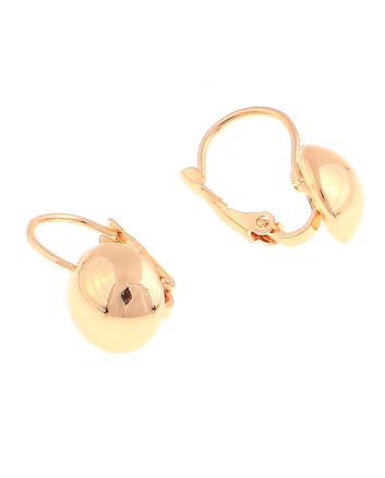 Plated Stud Earrings / 6 PC