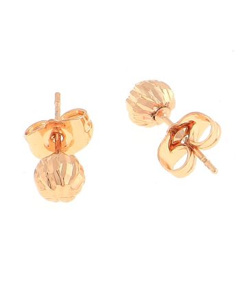 Plated Stud Earrings / 12 PC