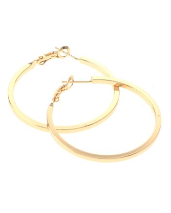 Gold Plated Hoop Earrings