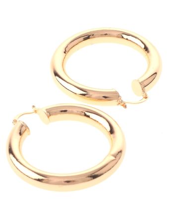 Gold Plated Hoop Earrings