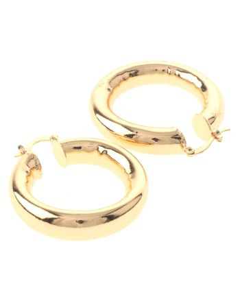 Gold Plated Hoop Earrings