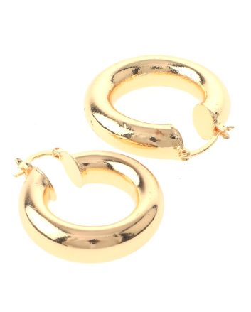 Gold Plated Hoop Earrings