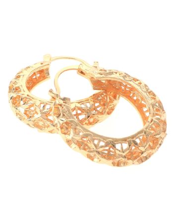 Gold Plated Hoop Earrings