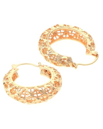 Gold Plated Hoop Earrings