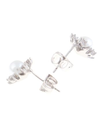 Rhodium Plated Earrings