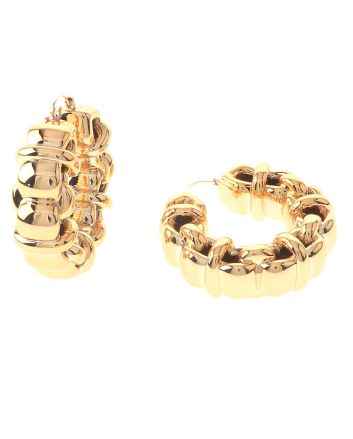Gold Plated Hoop Earrings