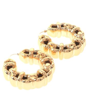 Gold Plated Hoop Earrings