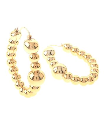 Gold Plated Hoop Earrings