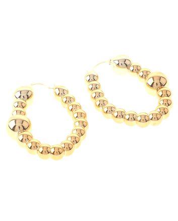 Gold Plated Hoop Earrings