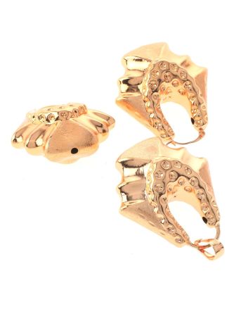 Hoop Earrings & Pendant Set