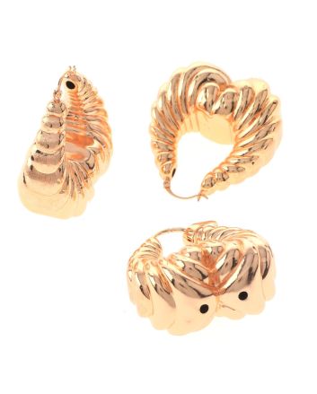 Hoop Earrings & Pendant Set