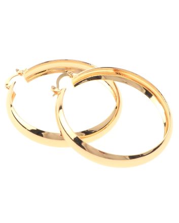 Gold Plated Hoop Earrings