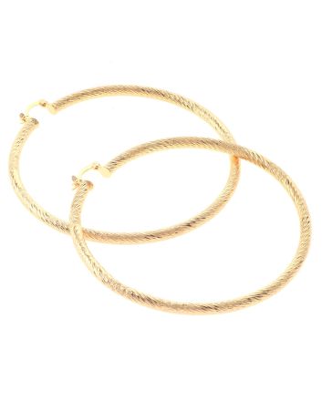 Gold Plated Hoop Earrings