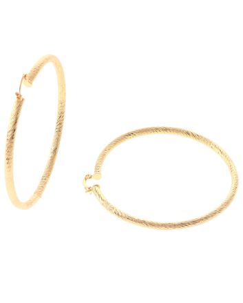 Gold Plated Hoop Earrings
