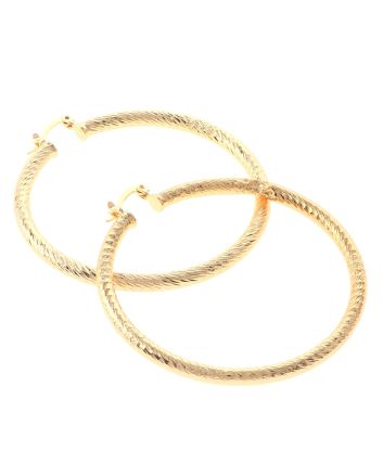 Gold Plated Hoop Earrings