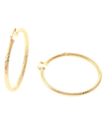 Gold Plated Hoop Earrings