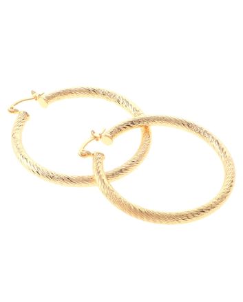 Gold Plated Hoop Earrings