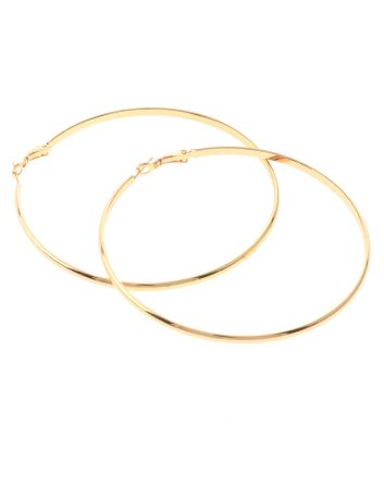 Gold Plated Hoop Earrings