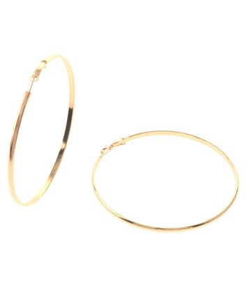 Gold Plated Hoop Earrings