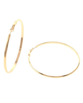 Gold Plated Hoop Earrings