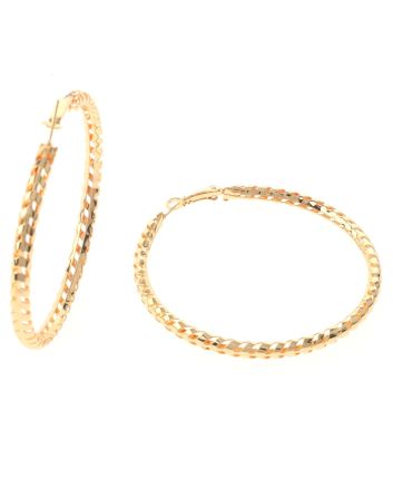 Gold Plated Hoop Earrings
