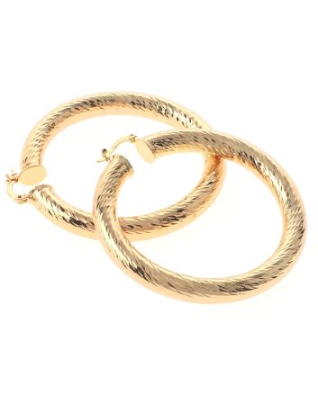 Gold Plated Hoop Earrings