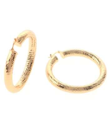 Gold Plated Hoop Earrings