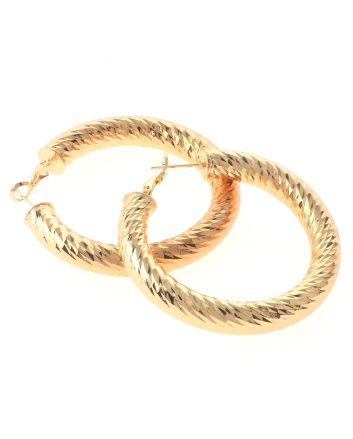 Gold Plated Hoop Earrings