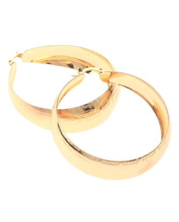 Gold Plated Hoop Earrings