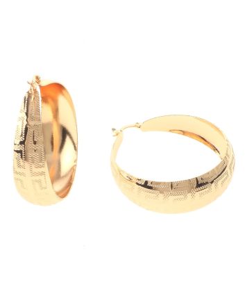 Gold Plated Hoop Earrings