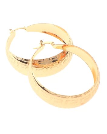 Gold Plated Hoop Earrings