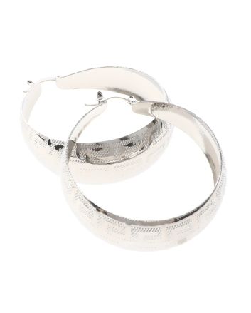 Silver Plated Hoop Earrings