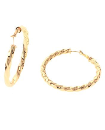 Gold Plated Hoop Earrings
