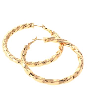 Gold Plated Hoop Earrings