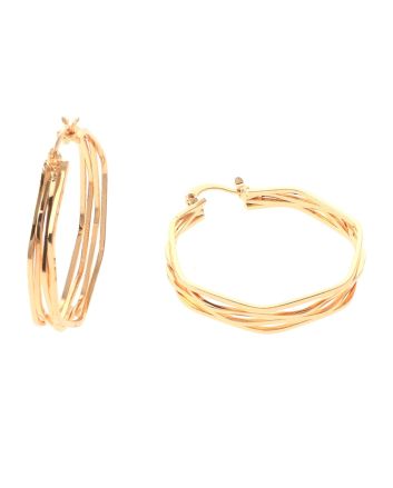 Gold Plated Hoop Earrings