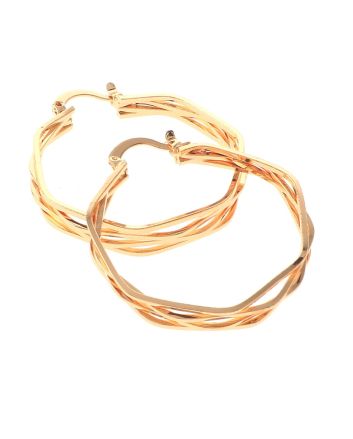 Gold Plated Hoop Earrings
