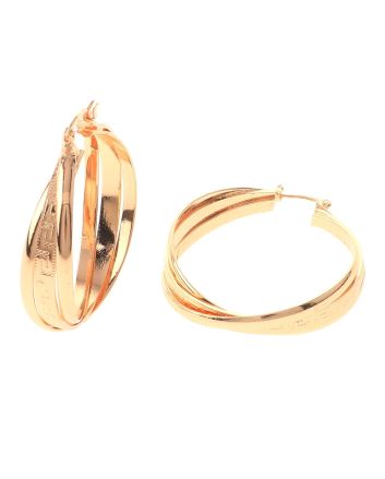 Gold Plated Hoop Earrings