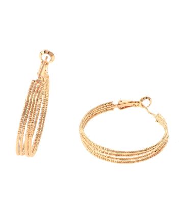 Gold Plated Hoop Earrings