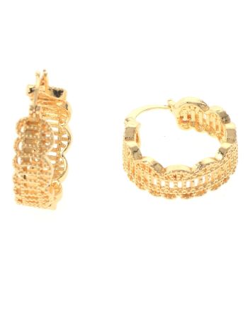 Gold Plated Hoop Earrings
