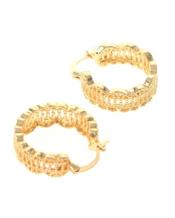 Gold Plated Hoop Earrings