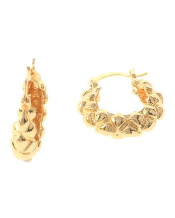 Gold Plated Hoop Earrings