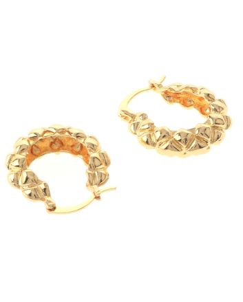 Gold Plated Hoop Earrings