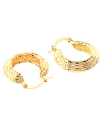 Gold Plated Hoop Earrings