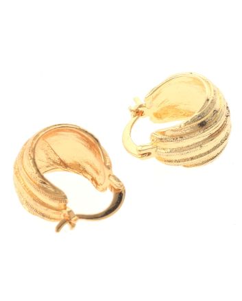 Gold Plated Hoop Earrings