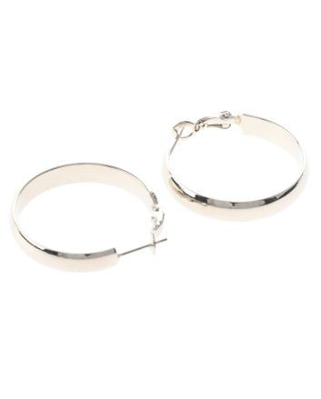 Silver Plated Hoop Earrings