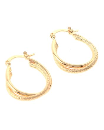 Gold Plated Hoop Earrings
