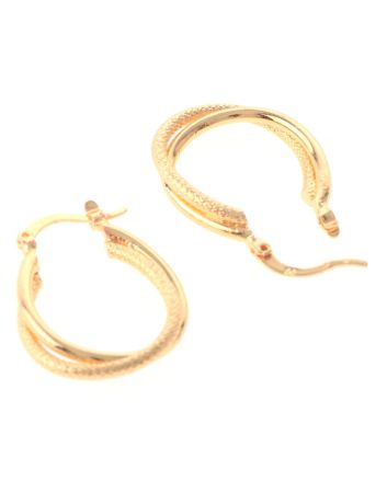 Gold Plated Hoop Earrings