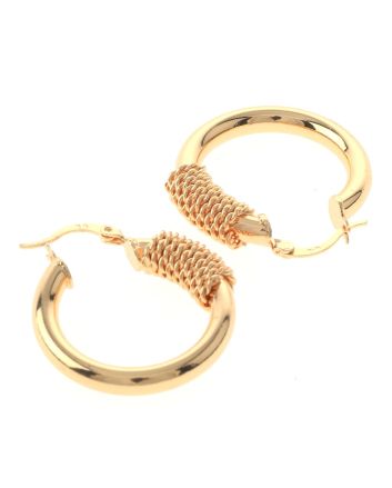 Gold Plated Hoop Earrings